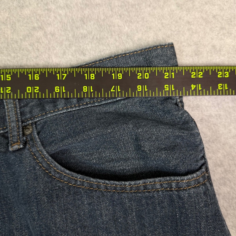 Levi's 559 Relaxed Straight Jeans Mens 42x27 Dark Wash Denim Blue Pants - Picture 4 of 16
